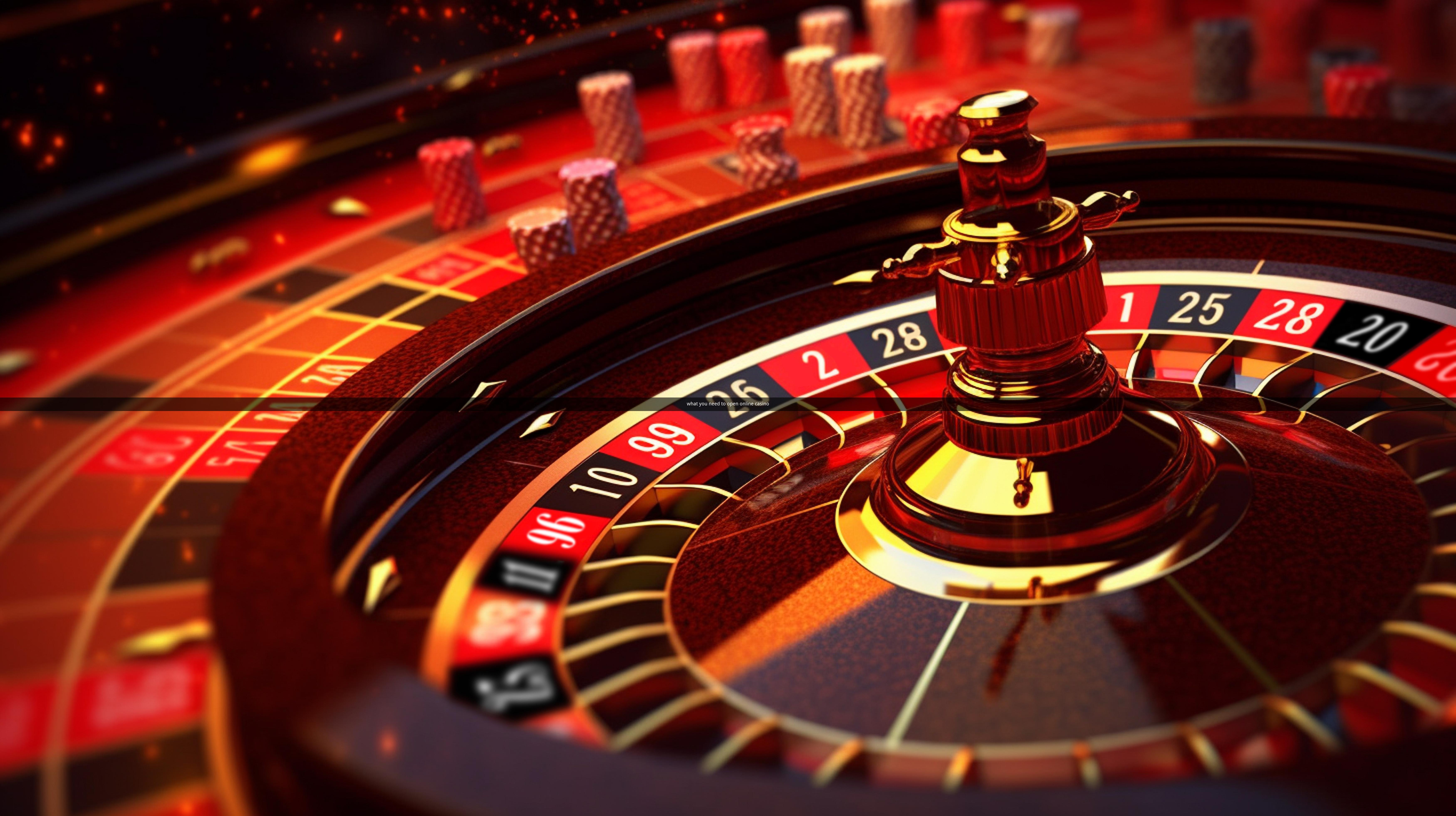 what you need to open online casino