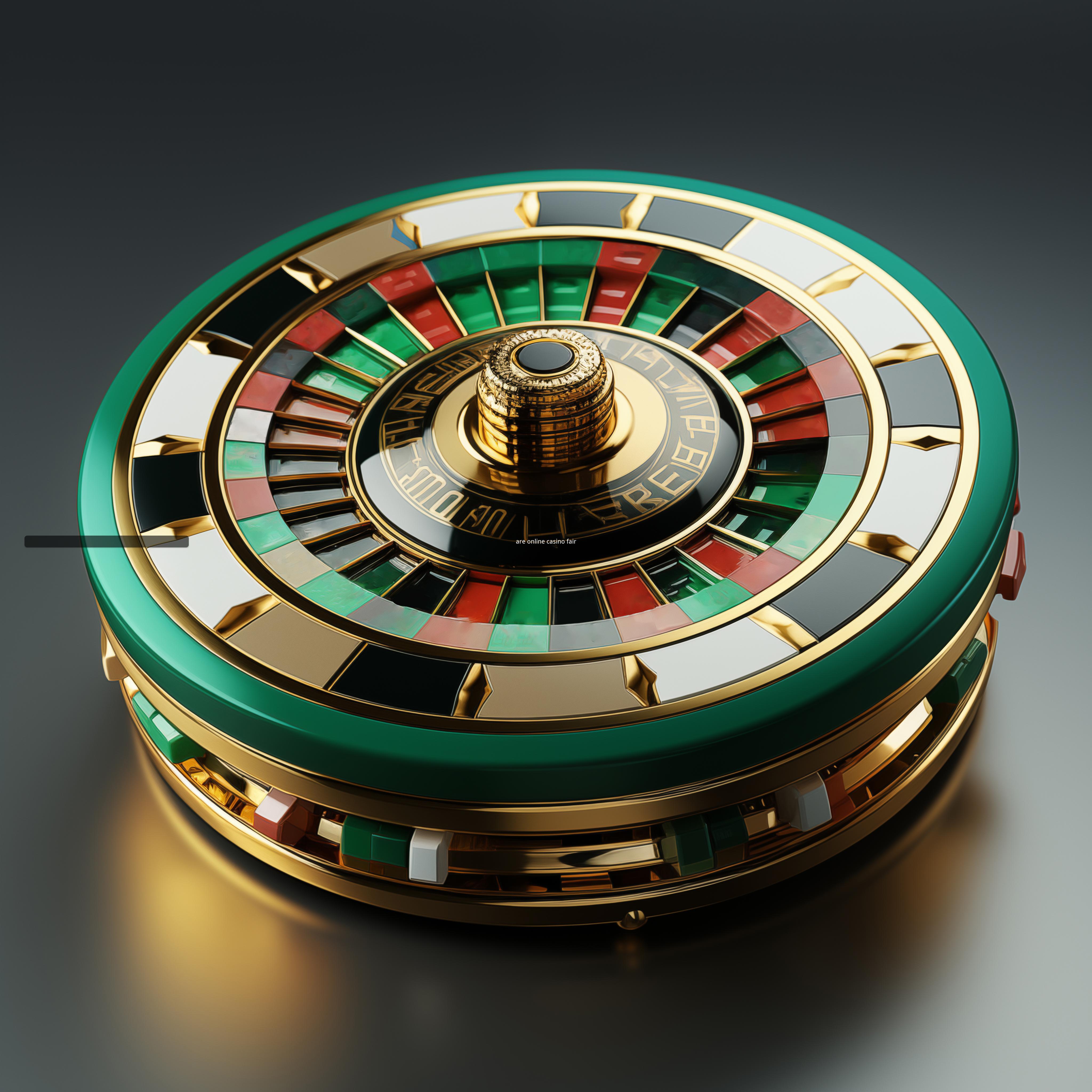 are online casino fair