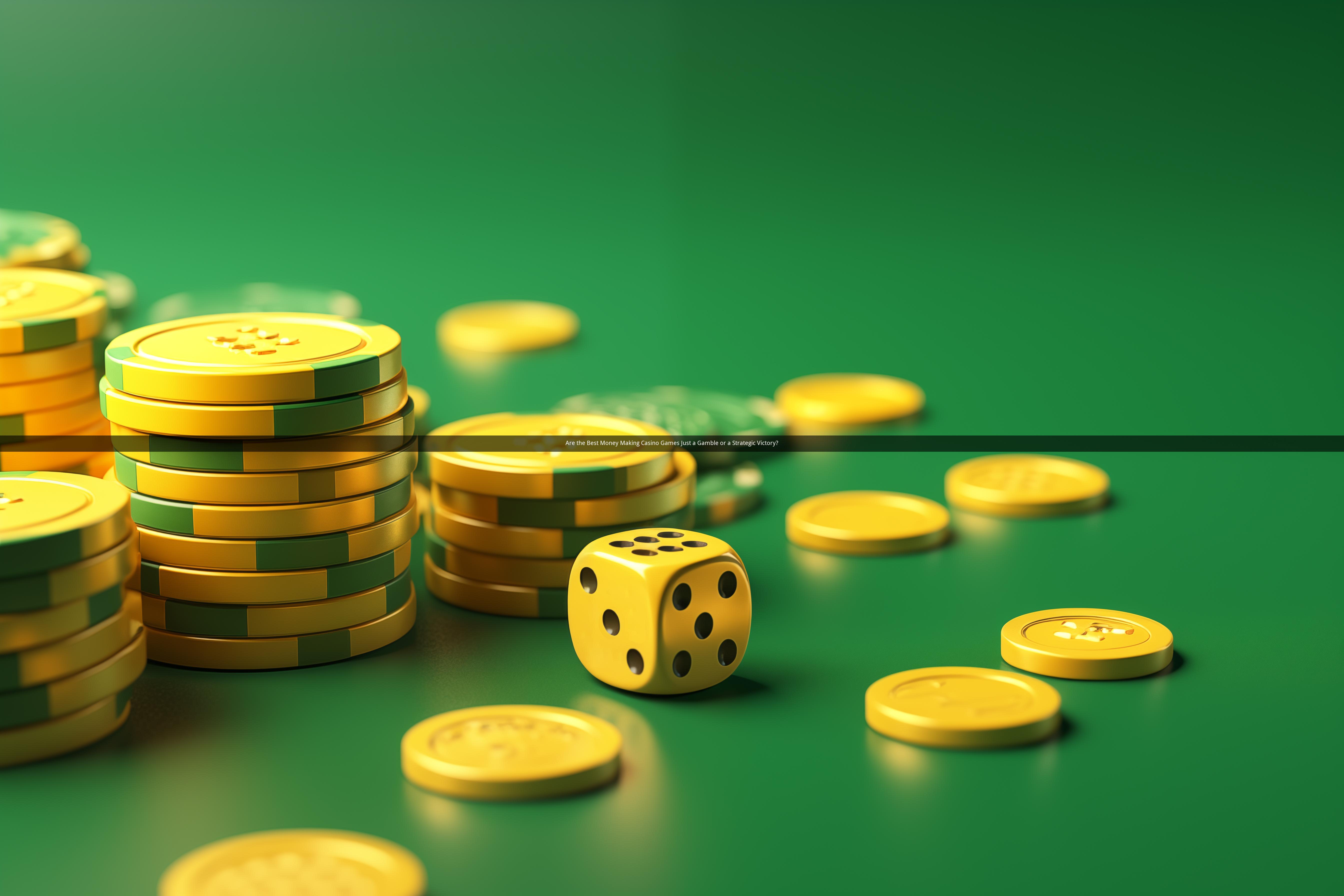 Are the Best Money Making Casino Games Just a Gamble or a Strategic Victory?
